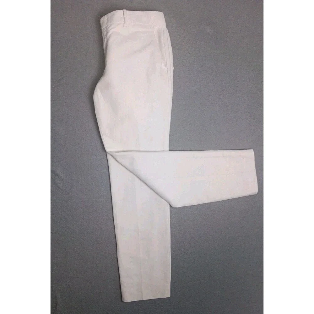 Gucci Men’s Ivory Silk Blend Dress Pants IT 44 Slim Tailored Made in Italy